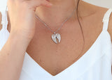 Self-fill Angel Wings Cremation Ashes Pendant - Cherished Urns