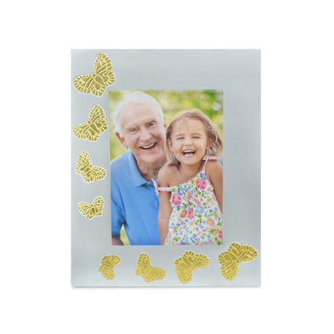 Pewter Butterfly Photoframe - Cherished Urns