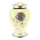 Bloom Yellow Patterned With Rose Adult Cremation Urn for Ashes - Cherished Urns