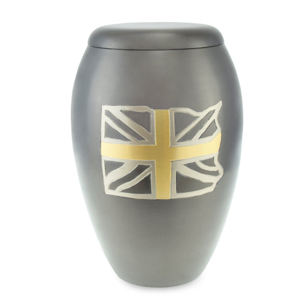 Union Flag Adult Cremation Urn for Ashes - Cherished Urns
