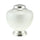 Dawlish Brass Adult Cremation Urn for Ashes in White - Cherished Urns