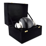 Dawlish Brass Adult Cremation Urn for Ashes in Black - Cherished Urns