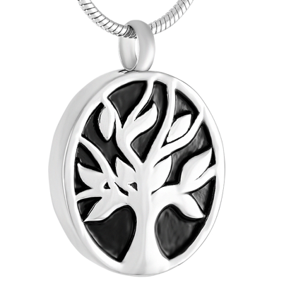 Tree Of Life Oval Memorial Ash Keepsake Cremation Pendant - Cherished Urns