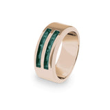 Gents Traditional Memorial Ashes Ring - Cherished Urns