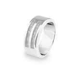 Gents Traditional Memorial Ashes Ring - Cherished Urns