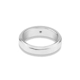 Unisex Remembrance Memorial Ashes Ring with Fine Crystal - Cherished Urns