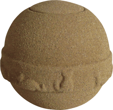 Oceane Round Sand Water-soluble Pet Urn with Kittens - Cherished Urns