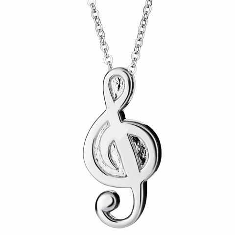 Self-fill Musical Note Cremation Ashes Pendant - Cherished Urns