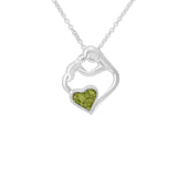 Ladies Mother and Child Memorial Ashes Pendant - Cherished Urns