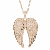 Self-fill Angel Wings Cremation Ashes Pendant - Cherished Urns
