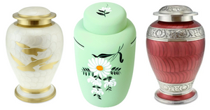 Cremation urns to keep ashes safe until the funeral