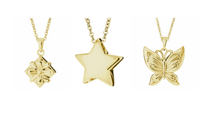 Gold Memorial Pendants to Fill Yourself