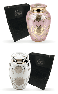Handcrafted urns- made with love and packaged with care
