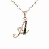 Alphabet Memorial Ashes Pendant - Letter A - Cherished Urns