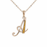 Alphabet Memorial Ashes Pendant - Letter A - Cherished Urns
