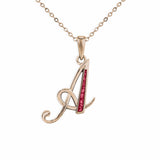 Alphabet Memorial Ashes Pendant - Letter A - Cherished Urns