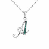 Alphabet Memorial Ashes Pendant - Letter A - Cherished Urns