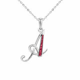 Alphabet Memorial Ashes Pendant - Letter A - Cherished Urns
