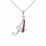 Alphabet Memorial Ashes Pendant - Letter A - Cherished Urns