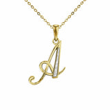 Alphabet Memorial Ashes Pendant - Letter A - Cherished Urns