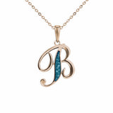 Alphabet Memorial Ashes Pendant - Letter B - Cherished Urns