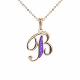 Alphabet Memorial Ashes Pendant - Letter B - Cherished Urns