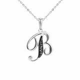 Alphabet Memorial Ashes Pendant - Letter B - Cherished Urns