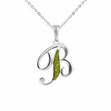 Alphabet Memorial Ashes Pendant - Letter B - Cherished Urns