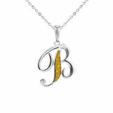 Alphabet Memorial Ashes Pendant - Letter B - Cherished Urns