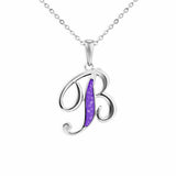 Alphabet Memorial Ashes Pendant - Letter B - Cherished Urns