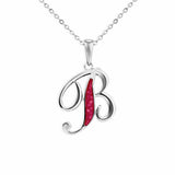 Alphabet Memorial Ashes Pendant - Letter B - Cherished Urns