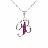Alphabet Memorial Ashes Pendant - Letter B - Cherished Urns