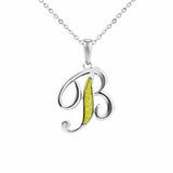 Alphabet Memorial Ashes Pendant - Letter B - Cherished Urns