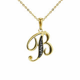 Alphabet Memorial Ashes Pendant - Letter B - Cherished Urns