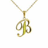 Alphabet Memorial Ashes Pendant - Letter B - Cherished Urns