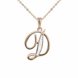 Alphabet Memorial Ashes Pendant - Letter D - Cherished Urns