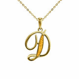 Alphabet Memorial Ashes Pendant - Letter D - Cherished Urns