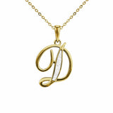 Alphabet Memorial Ashes Pendant - Letter D - Cherished Urns