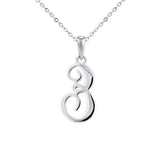 Alphabet Memorial Ashes Pendant - Letter E - Cherished Urns