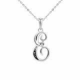 Alphabet Memorial Ashes Pendant - Letter E - Cherished Urns