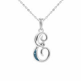 Alphabet Memorial Ashes Pendant - Letter E - Cherished Urns