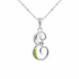 Alphabet Memorial Ashes Pendant - Letter E - Cherished Urns