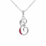 Alphabet Memorial Ashes Pendant - Letter E - Cherished Urns