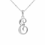 Alphabet Memorial Ashes Pendant - Letter E - Cherished Urns
