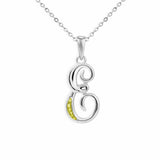 Alphabet Memorial Ashes Pendant - Letter E - Cherished Urns