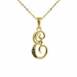 Alphabet Memorial Ashes Pendant - Letter E - Cherished Urns