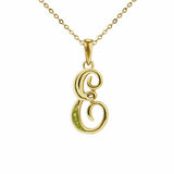 Alphabet Memorial Ashes Pendant - Letter E - Cherished Urns