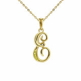 Alphabet Memorial Ashes Pendant - Letter E - Cherished Urns