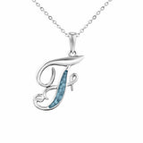 Alphabet Memorial Ashes Pendant - Letter F - Cherished Urns