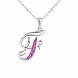 Alphabet Memorial Ashes Pendant - Letter F - Cherished Urns